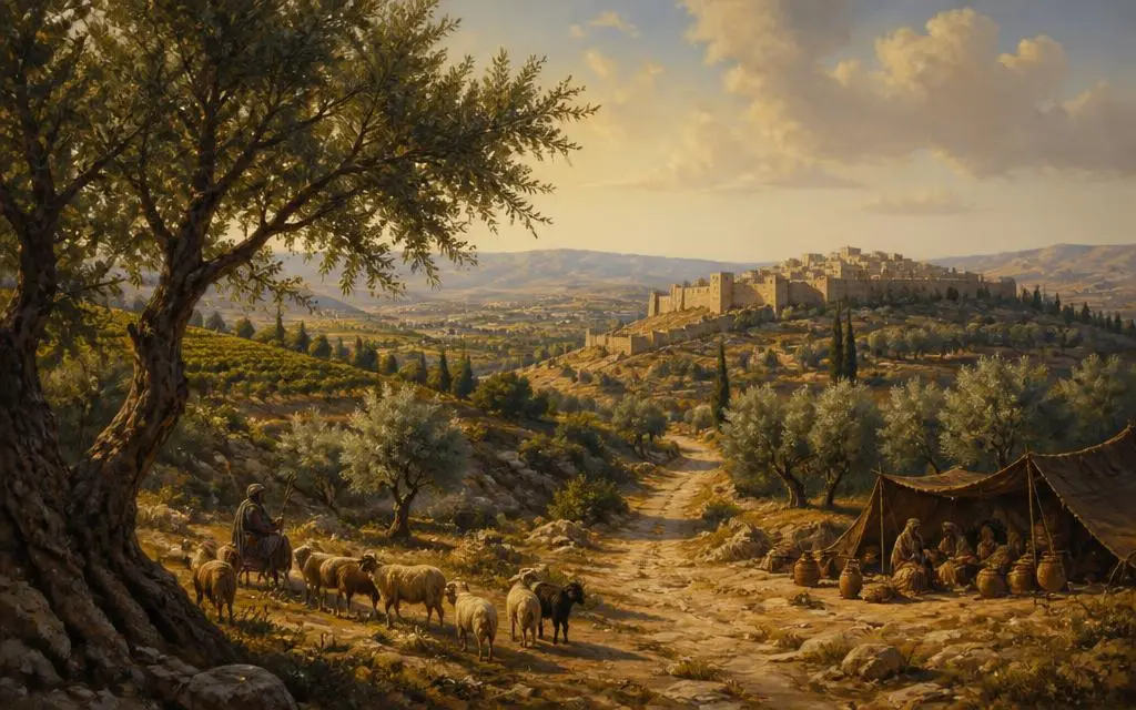 Canaã na Bíblia — Região em Israel, Cisjordânia e litoral do Líbano Vista de Canaã, região bíblico em Israel, Cisjordânia e litoral do Líbano