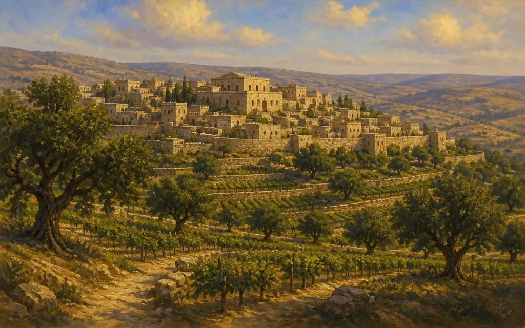 Hebrom na Bíblia — Cidade em Hebron, Cisjordânia Vista de Hebrom, cidade bíblico em Hebron, Cisjordânia